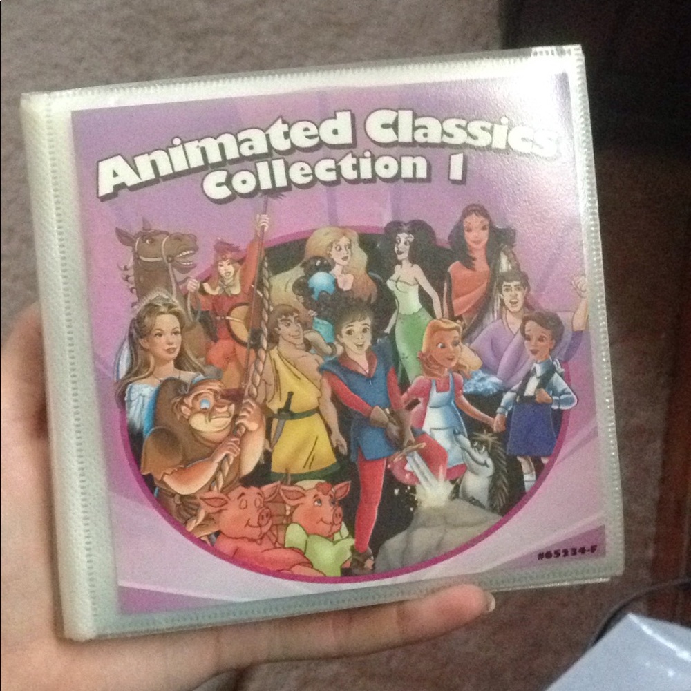 Collection of kids movies .